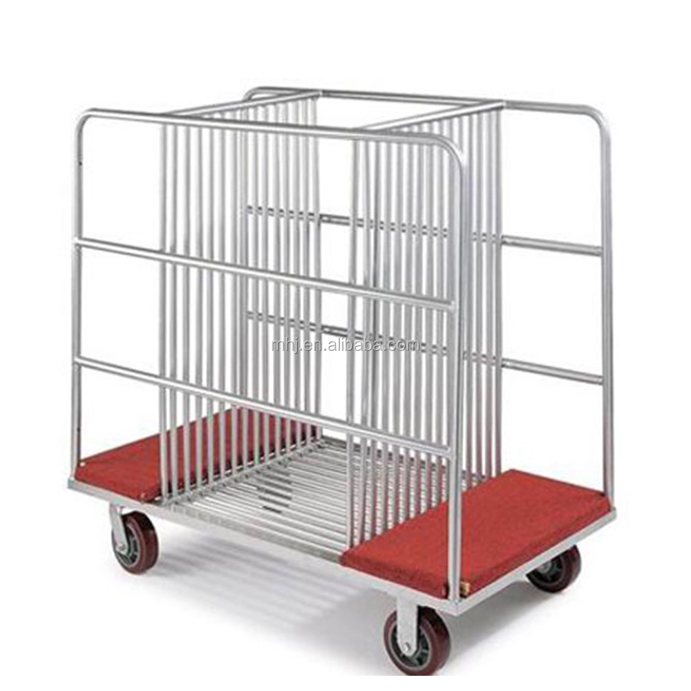 MHJ furniture - Hotel Restaurant Metal Trolley Lazy Susan Turntable Trolley Trolley 1