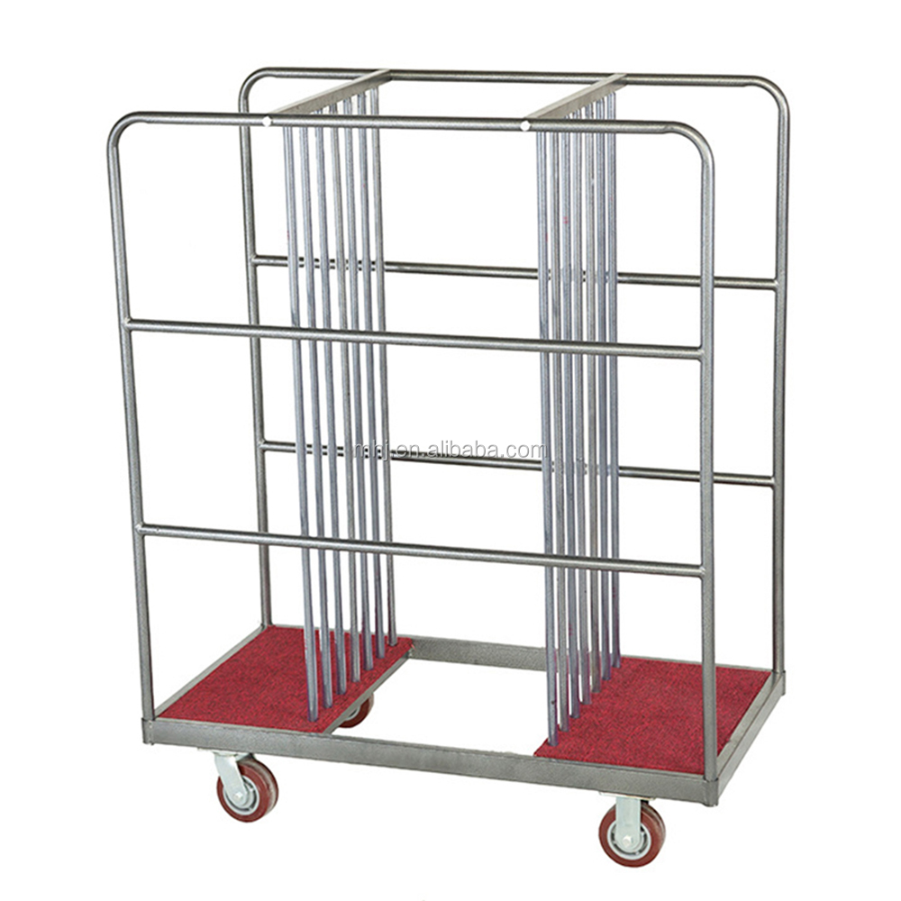 MHJ furniture - Hotel Restaurant Metal Trolley Lazy Susan Turntable Trolley Trolley 9