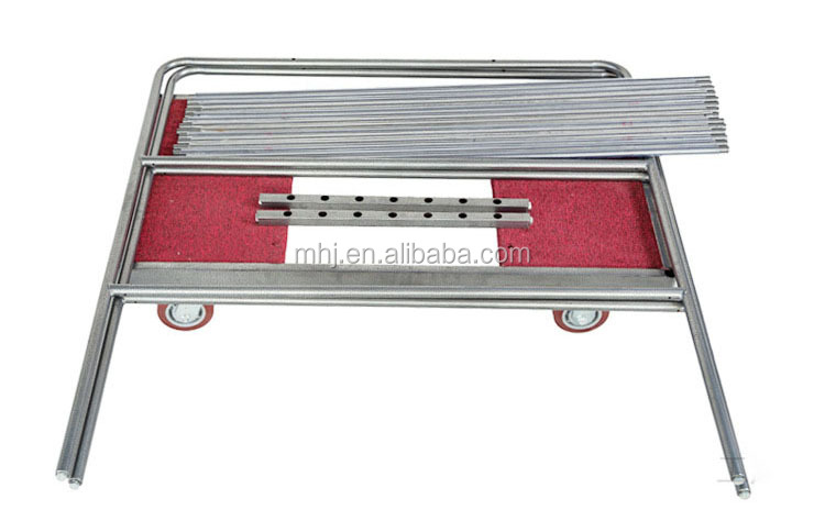 MHJ furniture - Hotel Restaurant Metal Trolley Lazy Susan Turntable Trolley Trolley 14