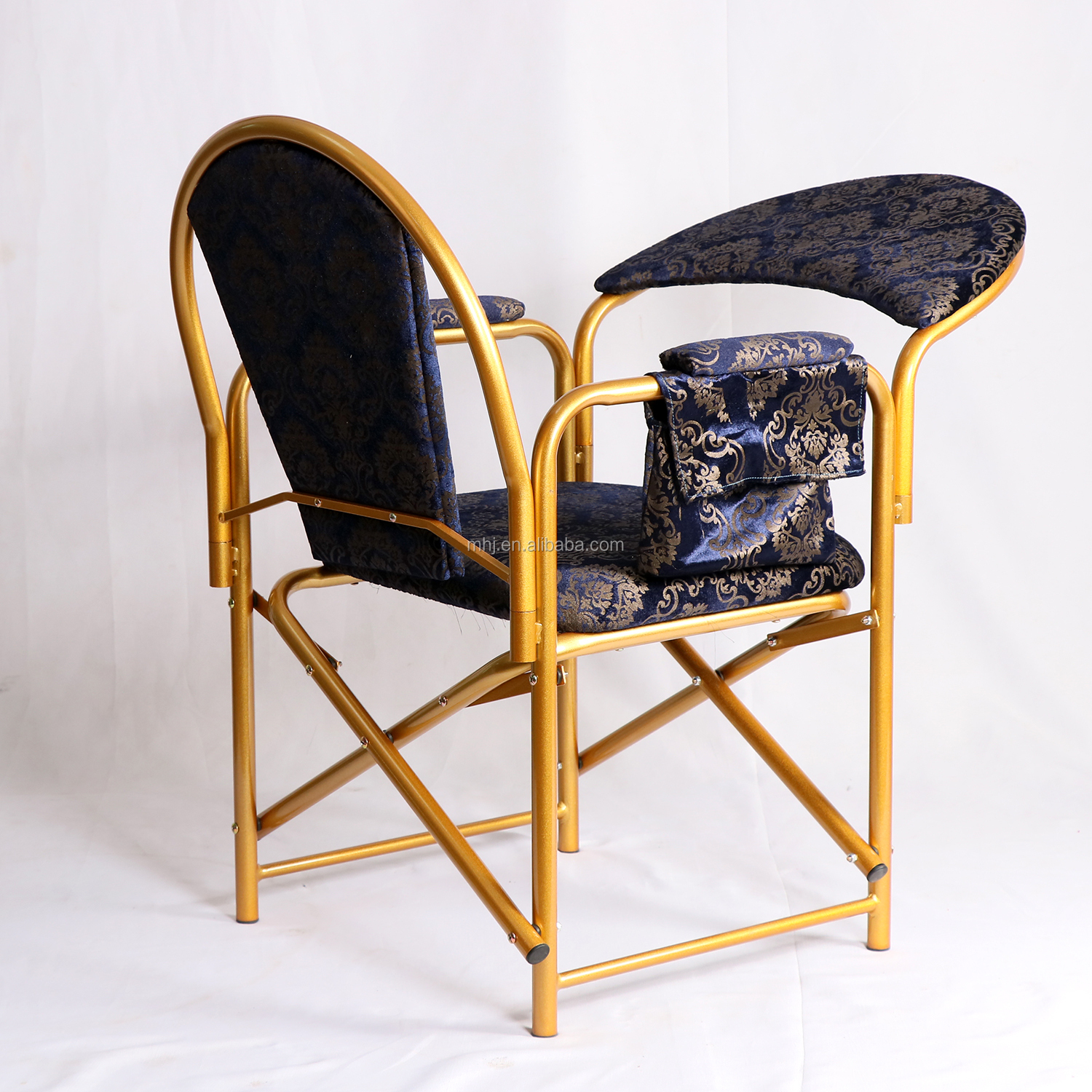 MHJ furniture - Portable Church Metal Muslim Folding Prayer Chair For Islam Muslim chair 9