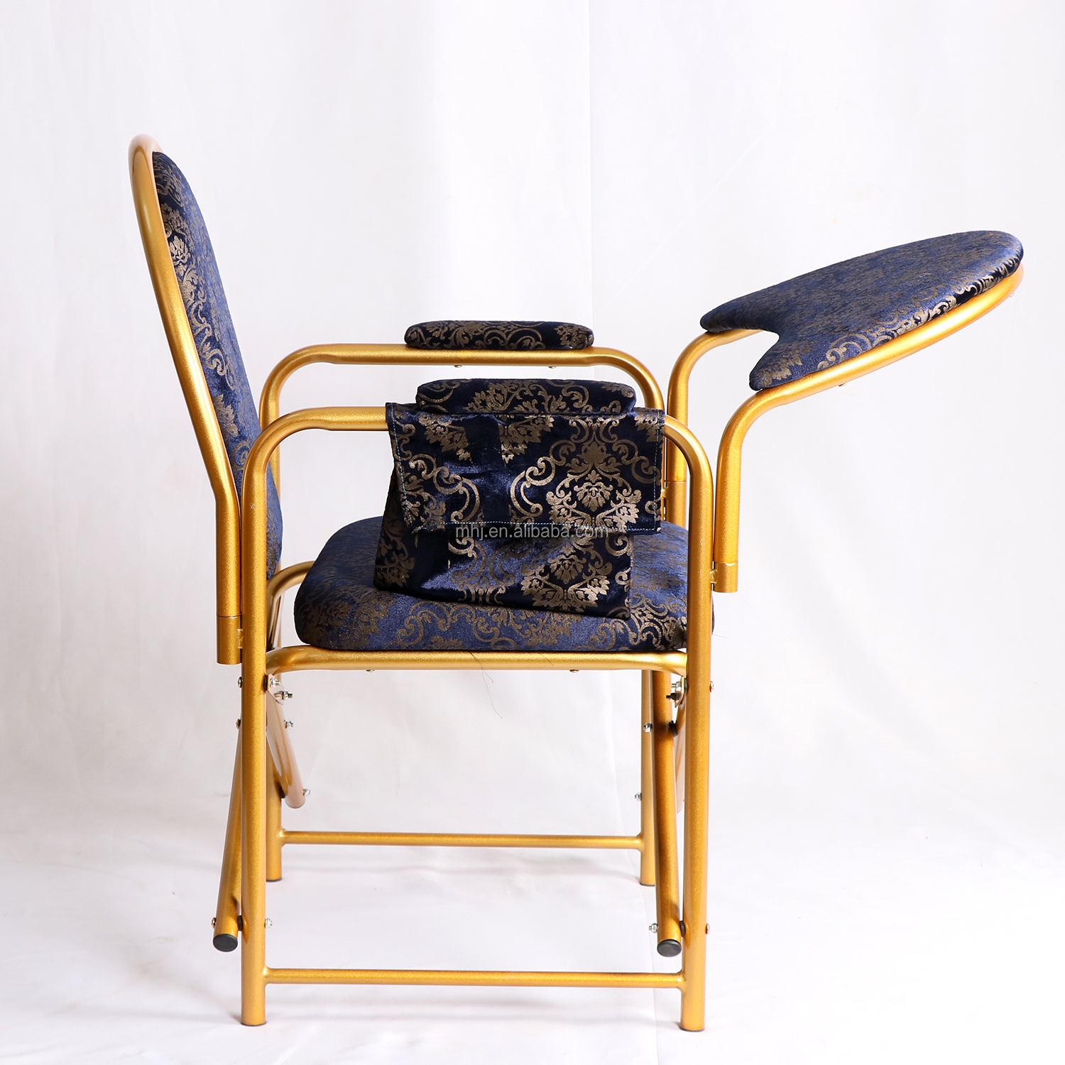 MHJ furniture - Portable Church Metal Muslim Folding Prayer Chair For Islam Muslim chair 10