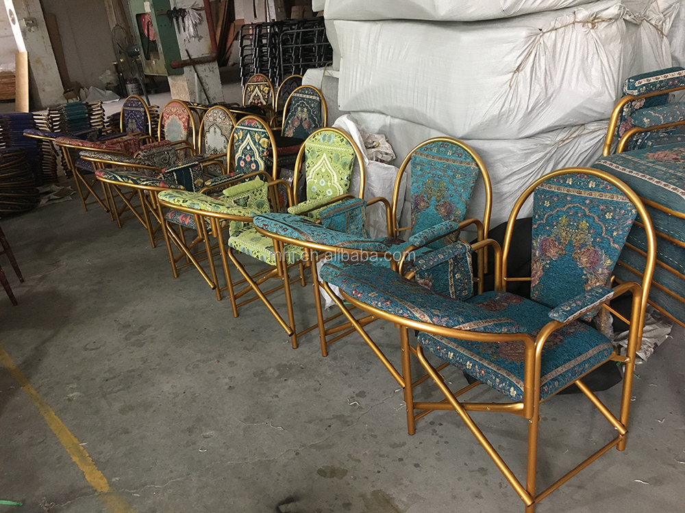 MHJ furniture - Portable Church Metal Muslim Folding Prayer Chair For Islam Muslim chair 16