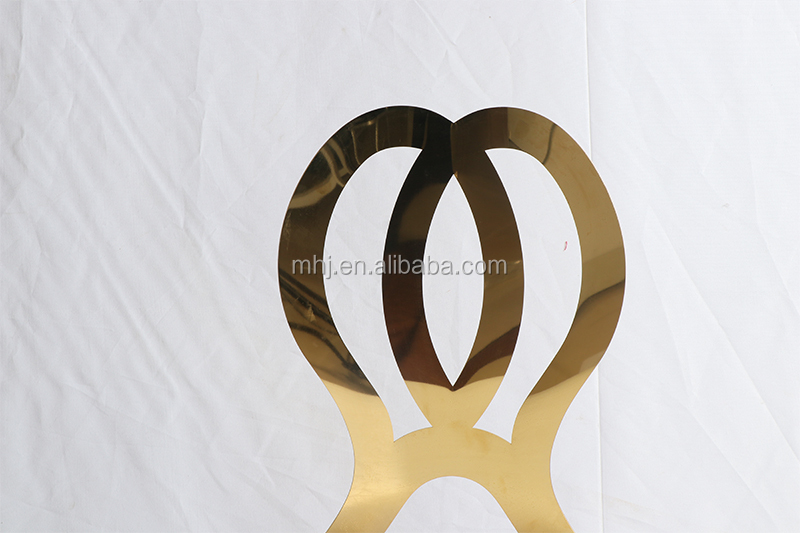 MHJ furniture - Rose Gold Stainless Steel Butterfly Chair Party Event Wedding Chairs Stainless steel chair and table 12