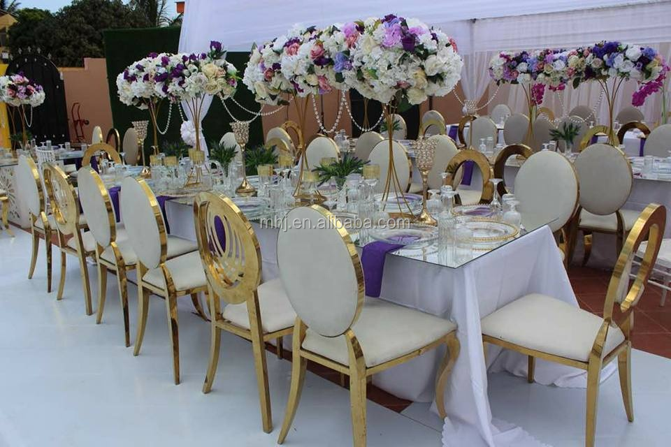 MHJ furniture - Rose Gold Stainless Steel Butterfly Chair Party Event Wedding Chairs Stainless steel chair and table 14