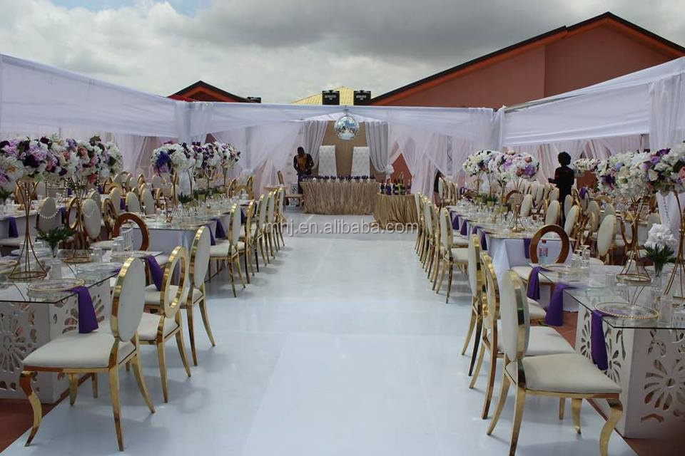 MHJ furniture - Rose Gold Stainless Steel Butterfly Chair Party Event Wedding Chairs Stainless steel chair and table 15