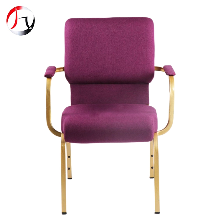 MHJ furniture - Stackable Church Chair With Armrest Minister Pastor Priest Using Church Chairs Church chair 1