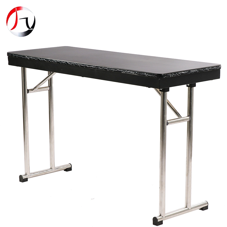 MHJ furniture - New Design Durable Folding Black Conference Melamine Fireproof Board Table IBM table 1