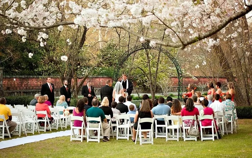 MHJ furniture - Outdoor Wedding Black Padded Resin Wimbledon Folding Plastic Chair Plastic chair and table 21