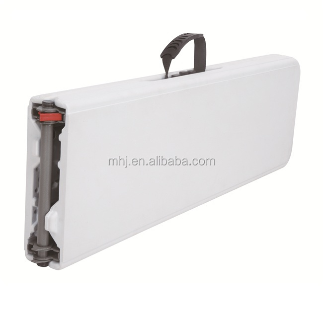 factory sales foldable plastic rectangular HDPE table for banquet meeting training