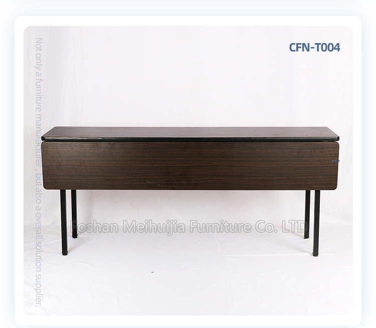 Fireproof extendable conference tables foldable ibm table with anti-slip tube glide
