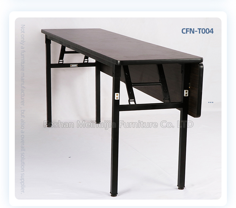 Fireproof extendable conference tables foldable ibm table with anti-slip tube glide