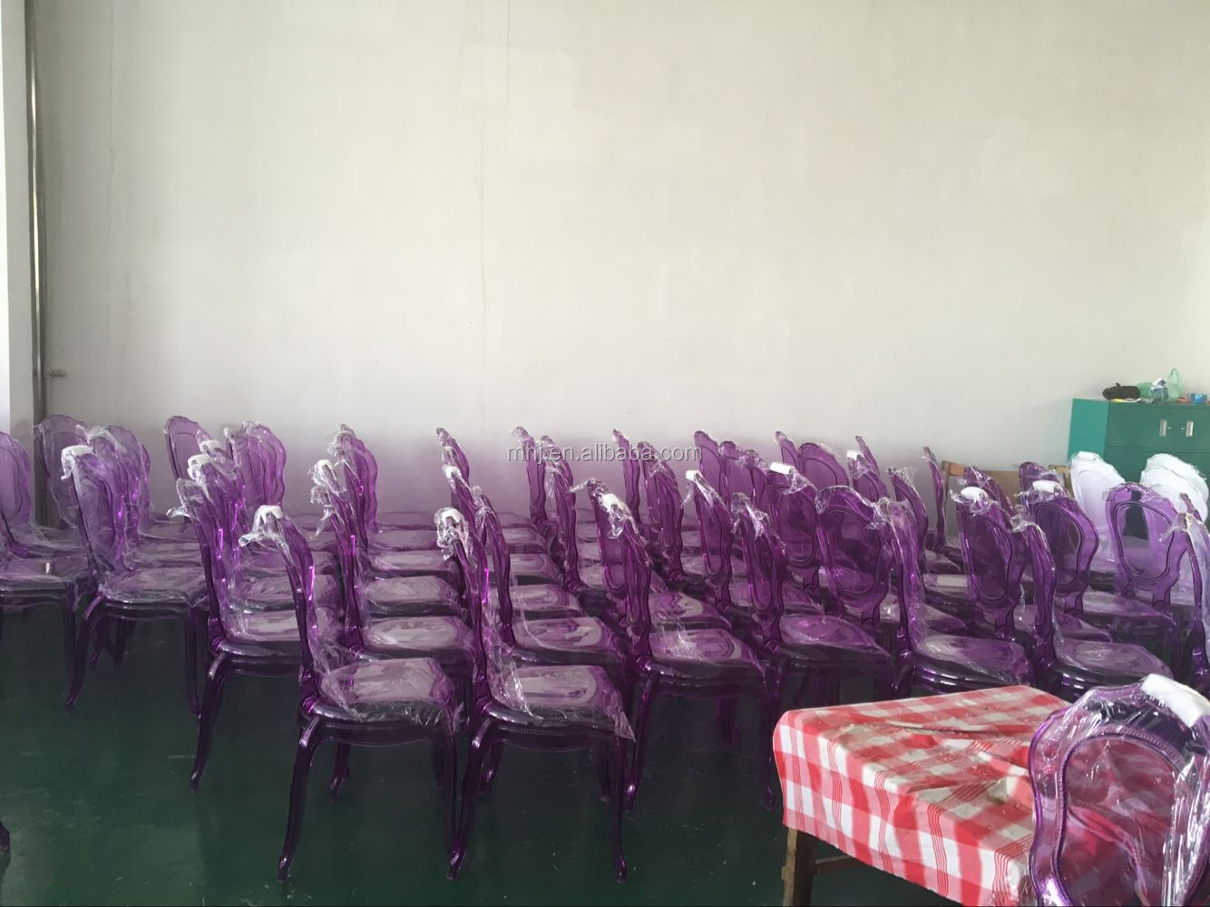 MHJ furniture - Wholesale Modern Stackable Resin Transparent Bella Princess Party Acrylic Clear Wedding Dining Chair Plastic chair and table 16