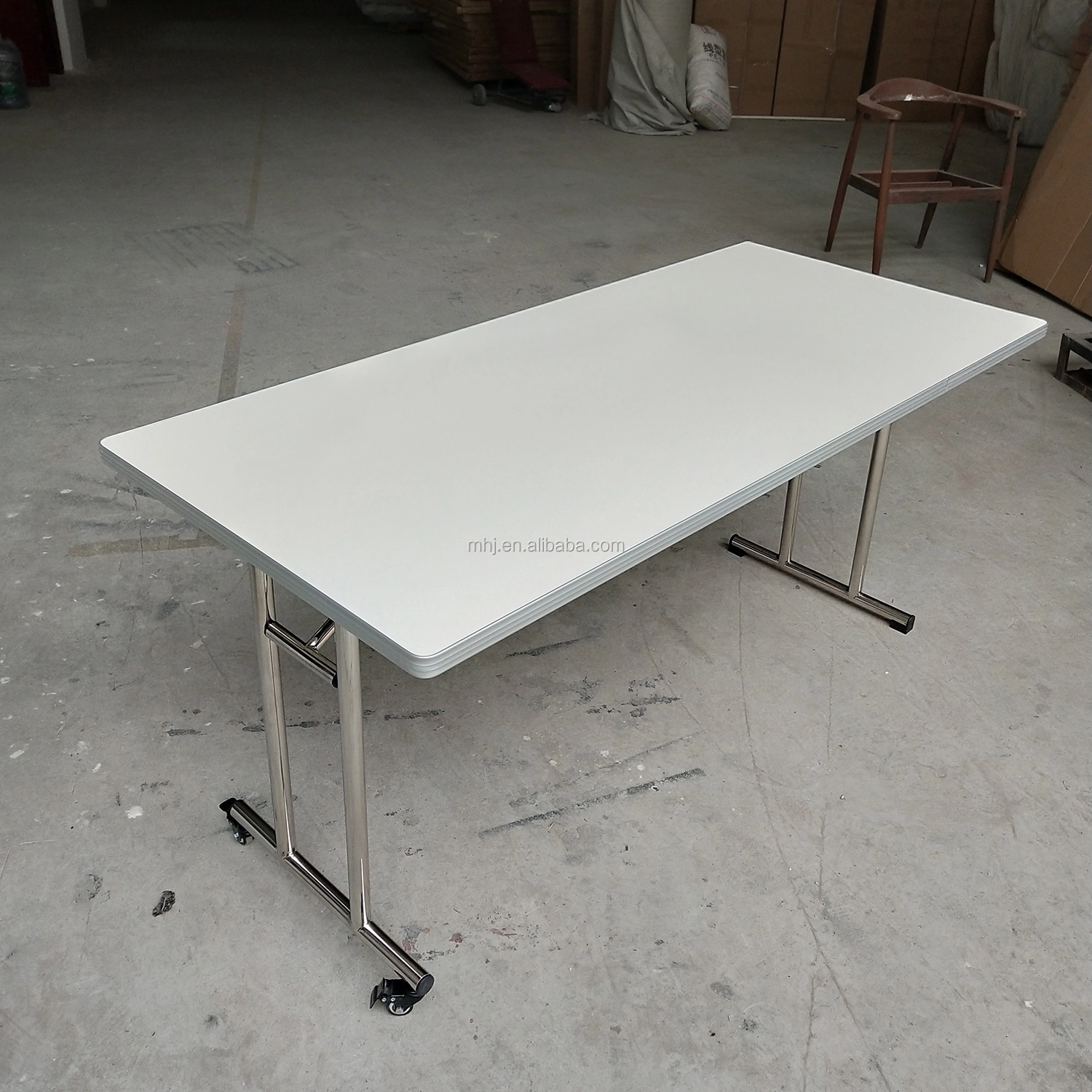 MHJ furniture - Movable Meeting Use Folding Ibm Baffle Conference Table IBM table 1