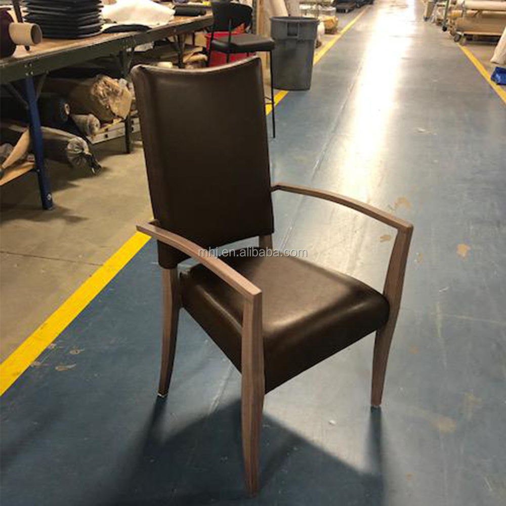 MHJ furniture - Healthy Care Center Aluminum Stacking Armrest Restaurant Chairs Aged & Nursing home seating 12