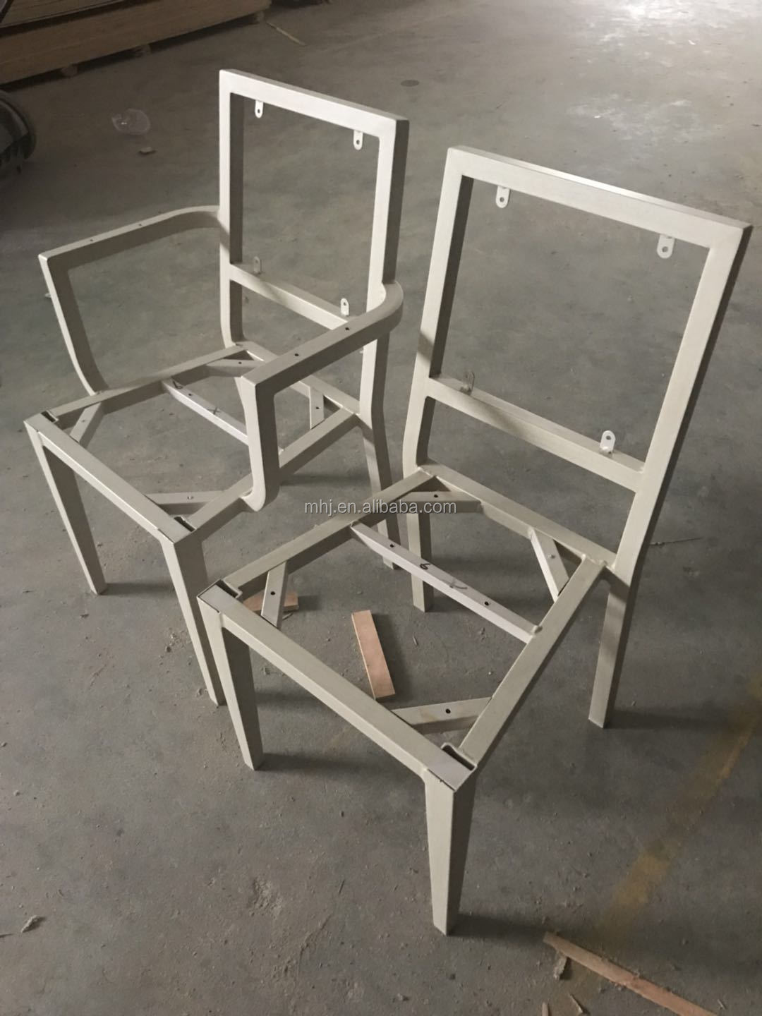 MHJ furniture - High Quality Padded Aluminum Stackable Restaurant Banquet Chair With Arm Rest Aged & Nursing home seating 12