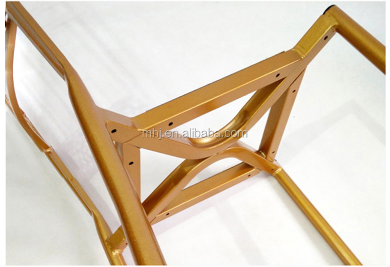 MHJ furniture - High Quality Wholesale Stackable Metal Cross Back Wedding Dining Chair Wedding chair 9