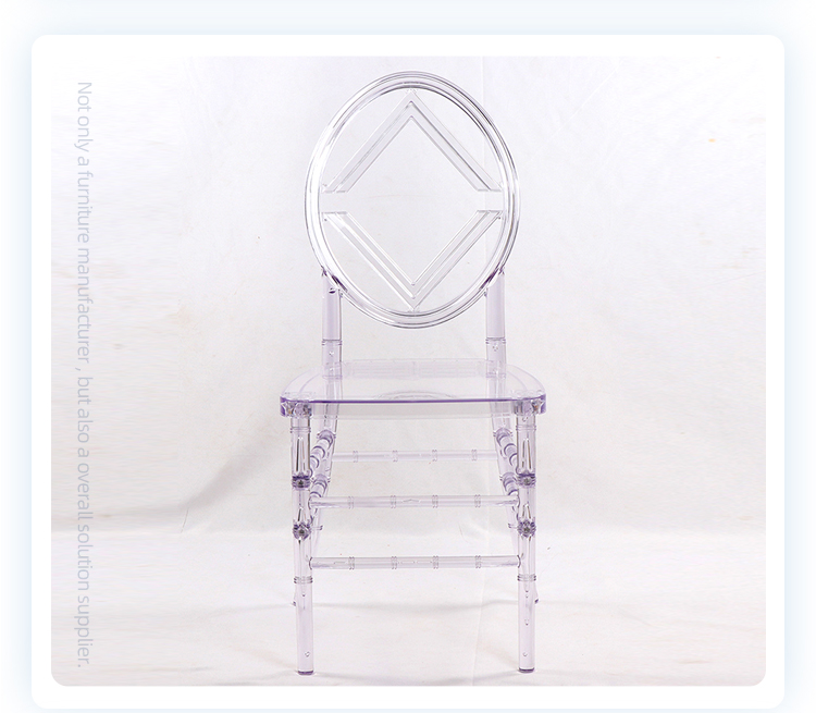 New style hotel banquet resin acrylic transparent chiavari chair stackable tiffany phoenix chairs