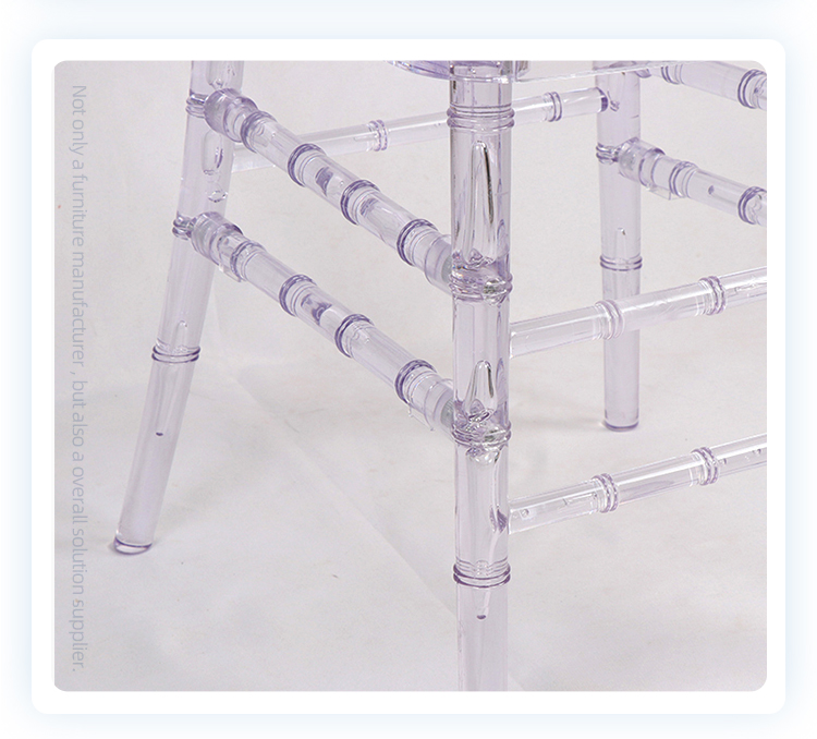 New style hotel banquet resin acrylic transparent chiavari chair stackable tiffany phoenix chairs