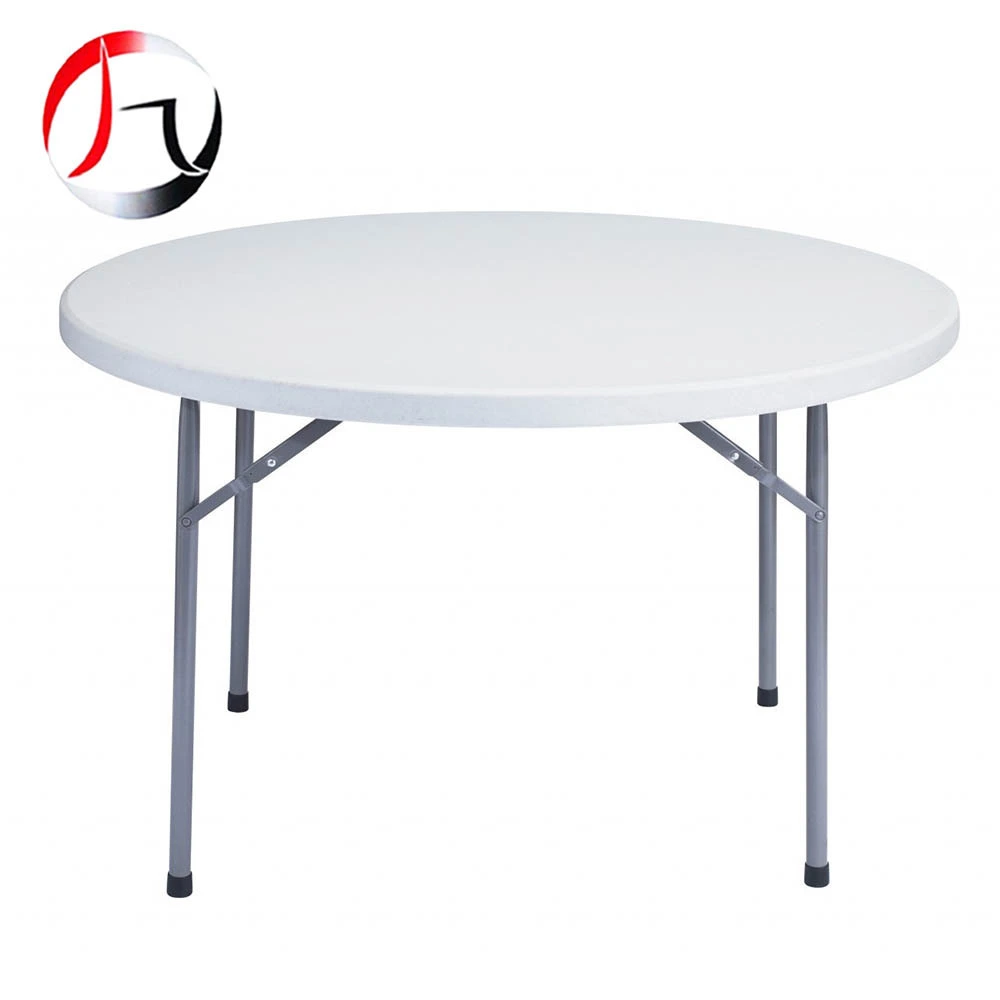 MHJ furniture - Hdpe 71'' Patio Wedding Restaurant Round White Plastic Folding Table Plastic chair and table 1
