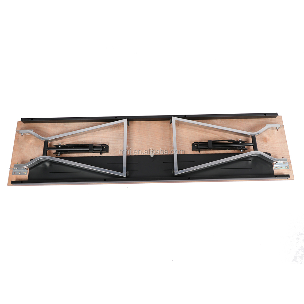 MHJ furniture - New Design Stainless Steel Conference Training Foldable Hall Long Table IBM table 12