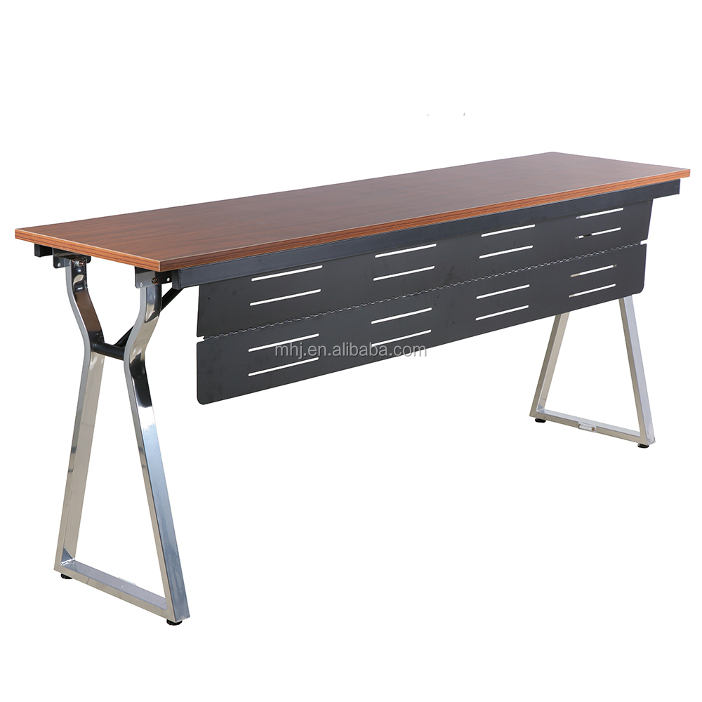 MHJ furniture - New Design Stainless Steel Conference Training Foldable Hall Long Table IBM table 8