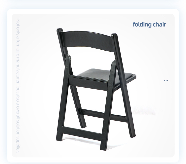 Wholesale black padded resin wimbledon folding plastic chair for outdoor wedding events