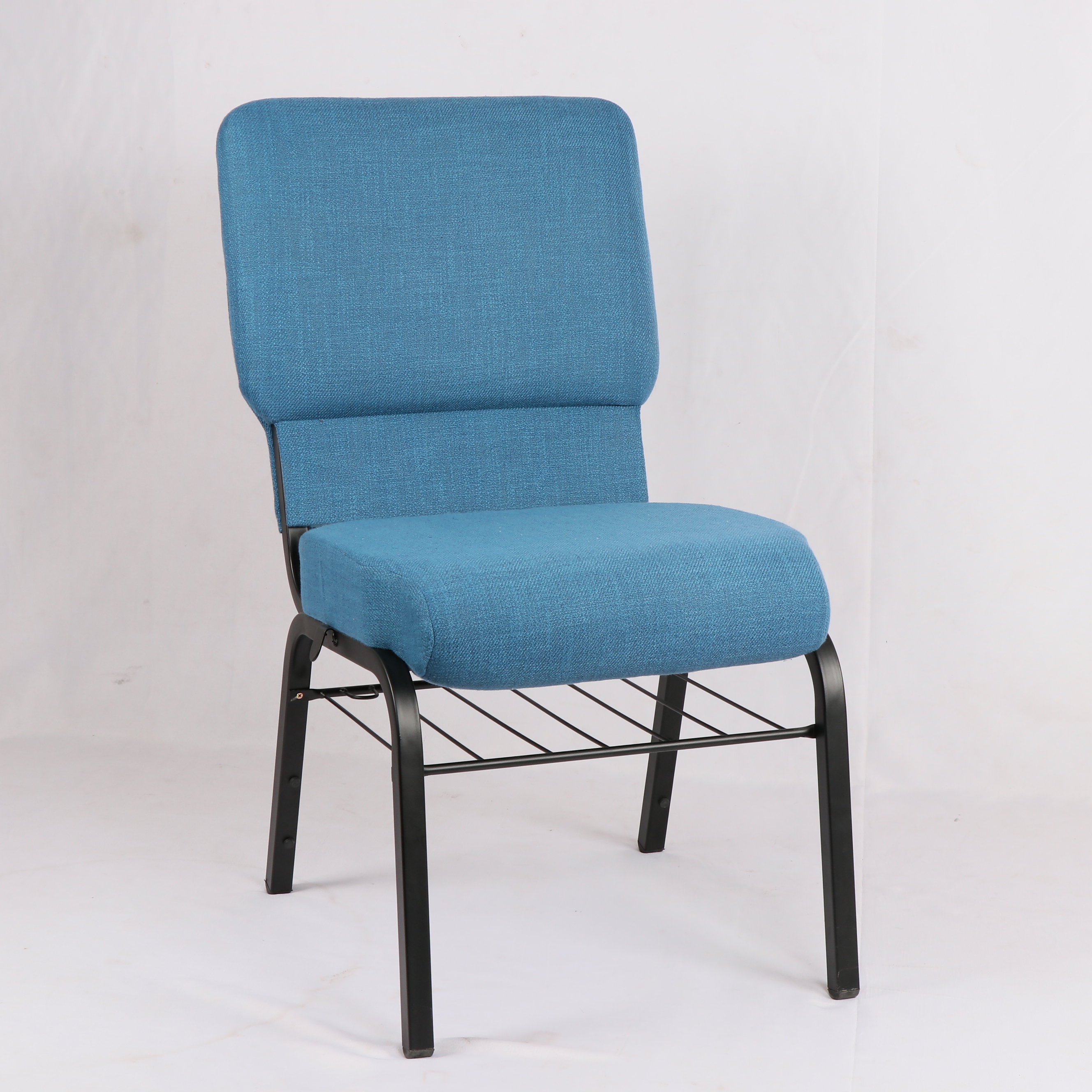 Wholesale MHJ Modern Iron Theater Dining Chair-Durable Portable Comfortable Commercial Furniture for Dining Rooms 8
