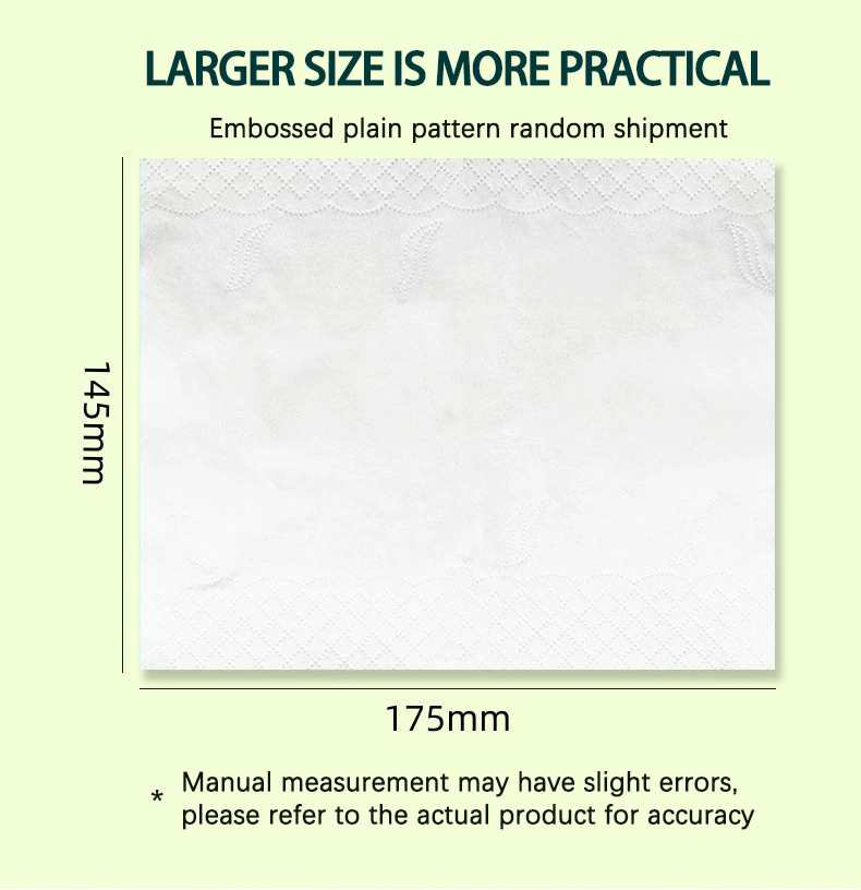 High Quality Household Hanging Type Toilet Paper Large Bag Extraction Bottom Hanging Facial Tissue 4