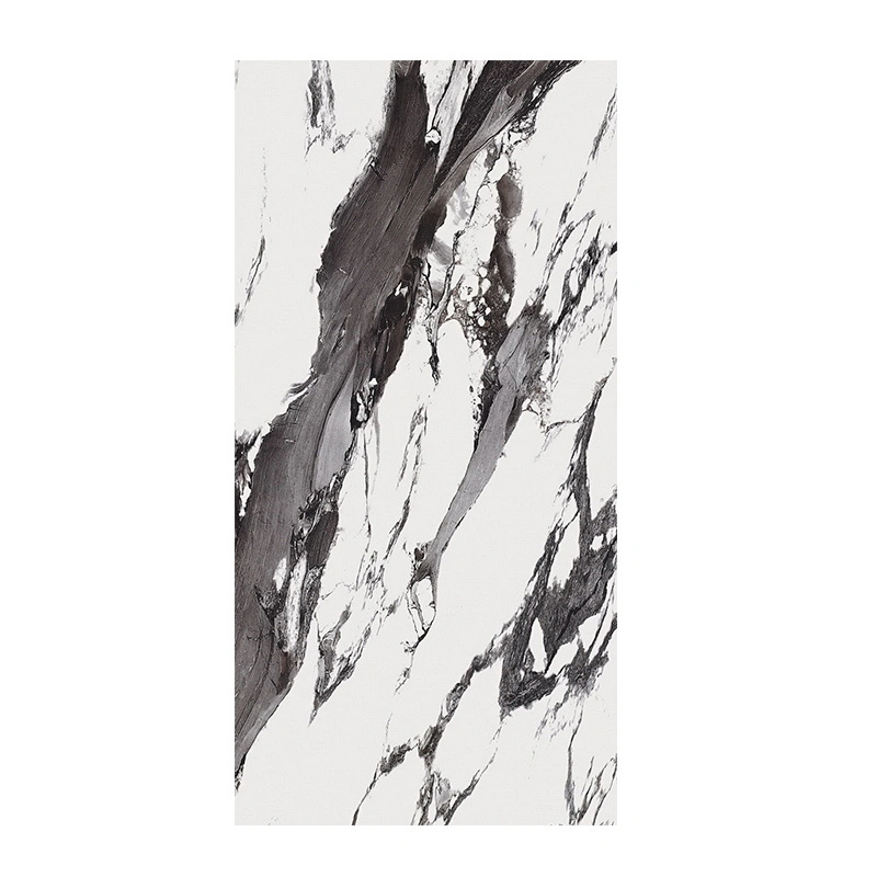 Black & White Luxury Marble Carbon Crystal Decor Panel 1