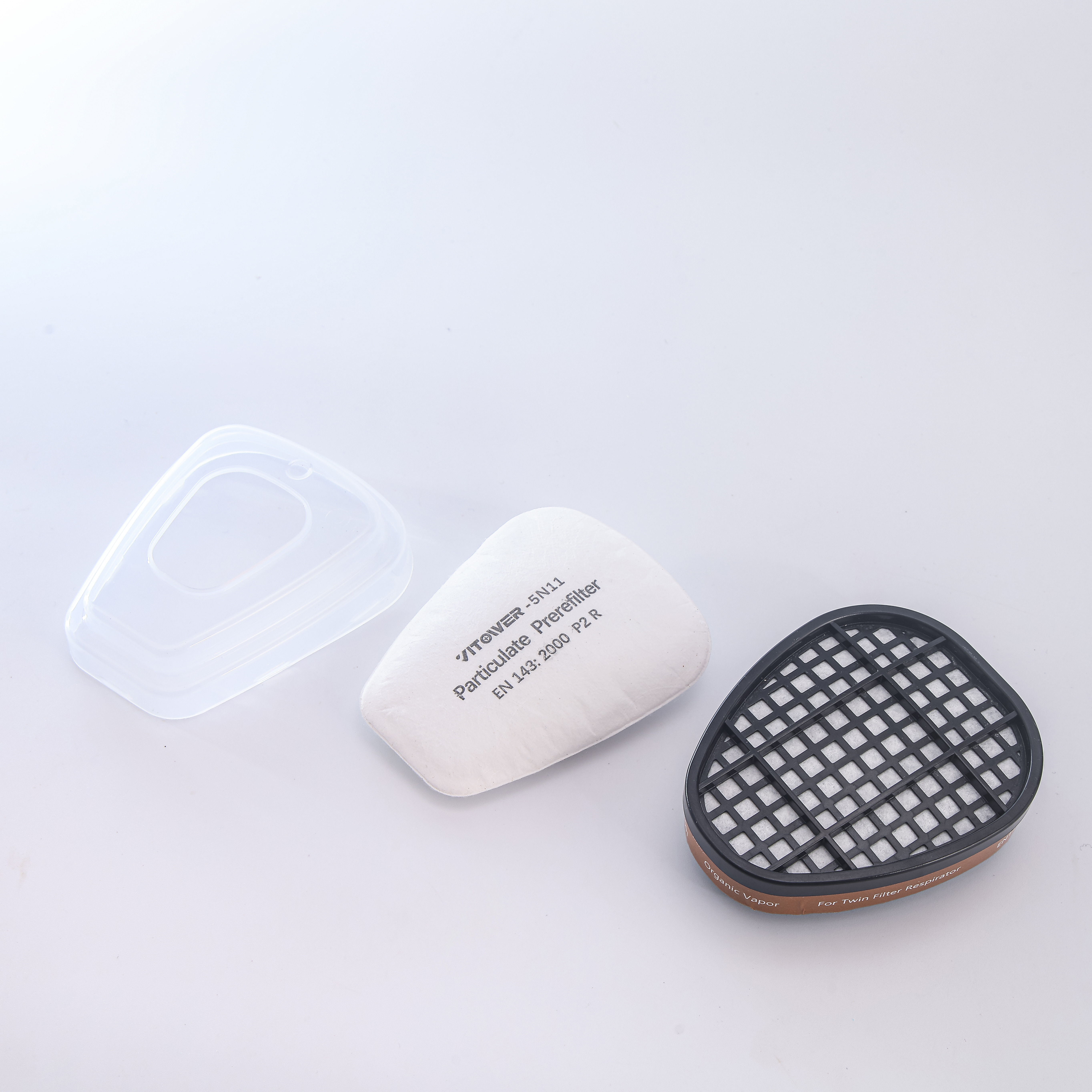 Reusable Silicone Half Face Respirator Mask with Cartridges 5