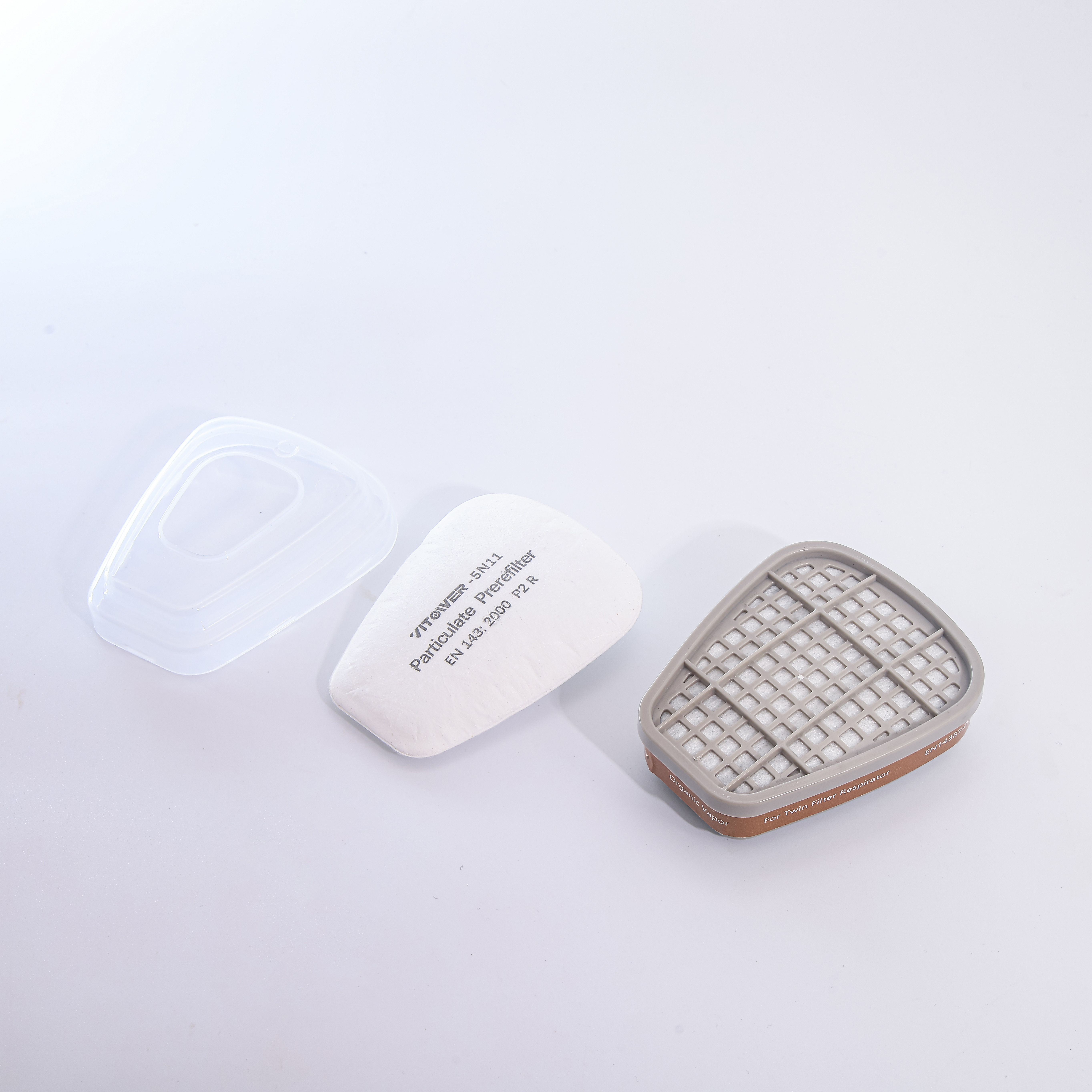 Reusable Silicone Half Face Respirator Mask with Cartridges 6
