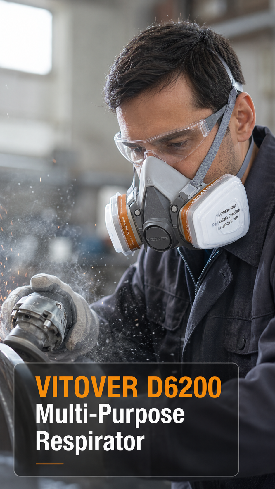 Vitower D6200 Reusable Half-Mask Respirator 5