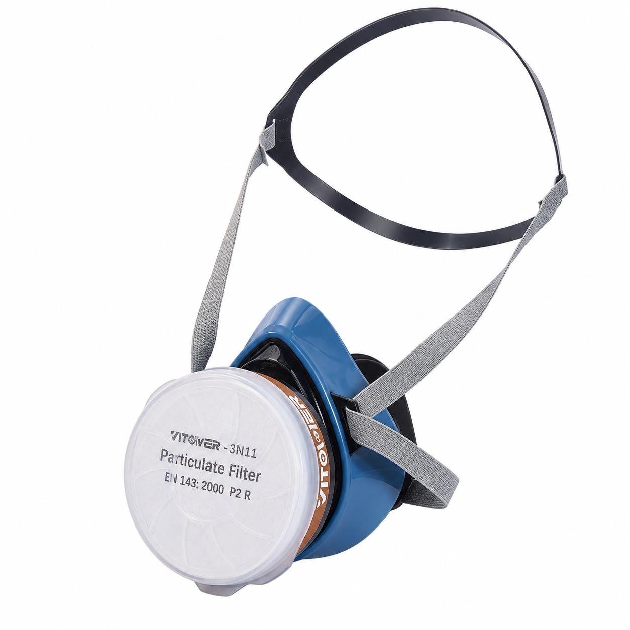 Vitower S3200 Lightweight Single-Filter Half-Mask Respirator 1