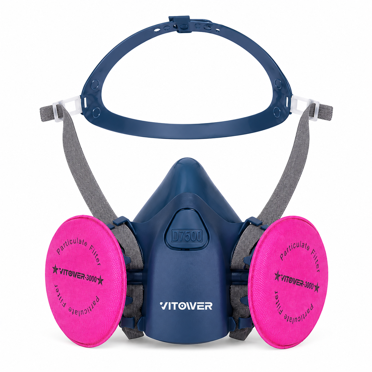 Vitower D7500 Reusable Half-Mask Respirator 2