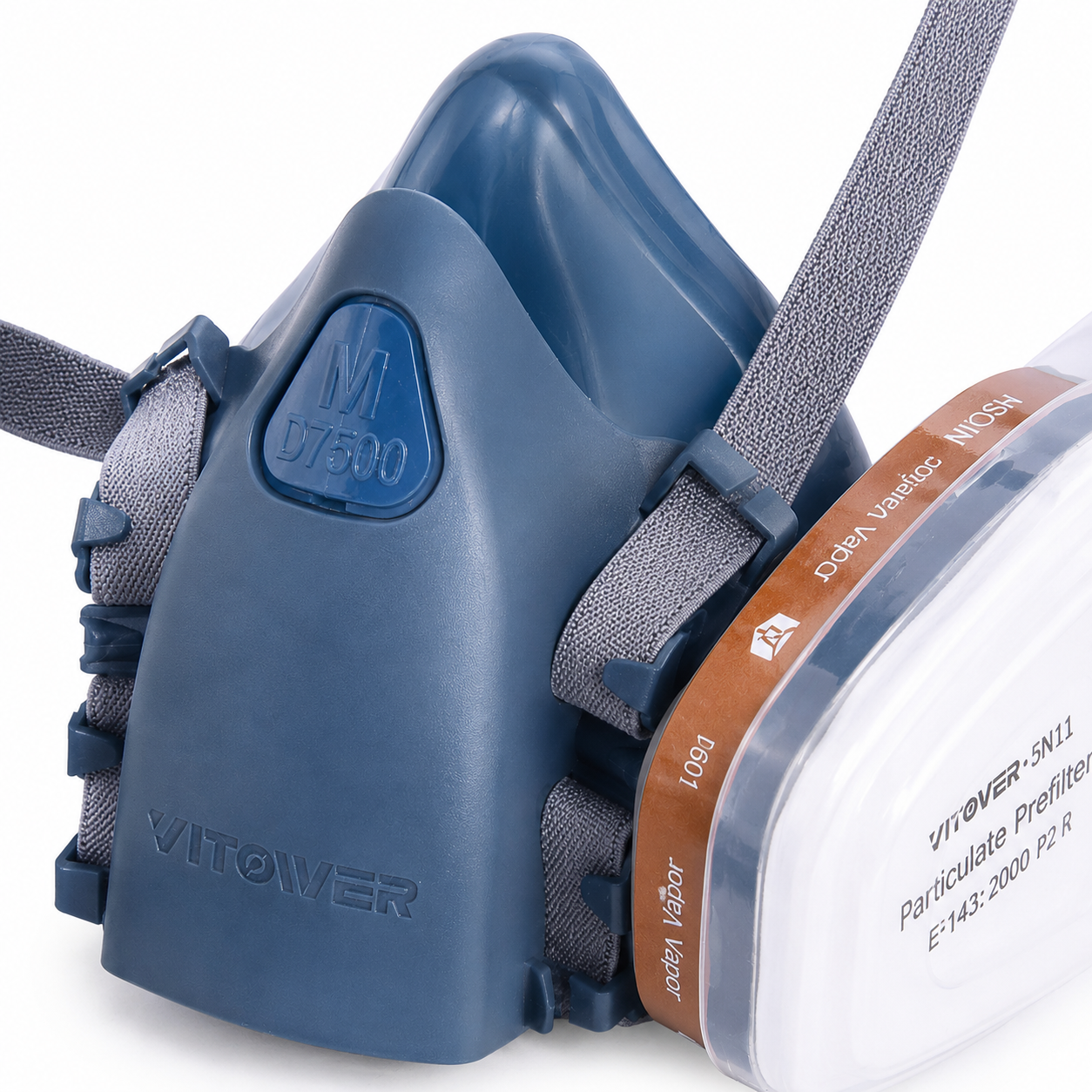 Vitower D7500 Reusable Half-Mask Respirator 4