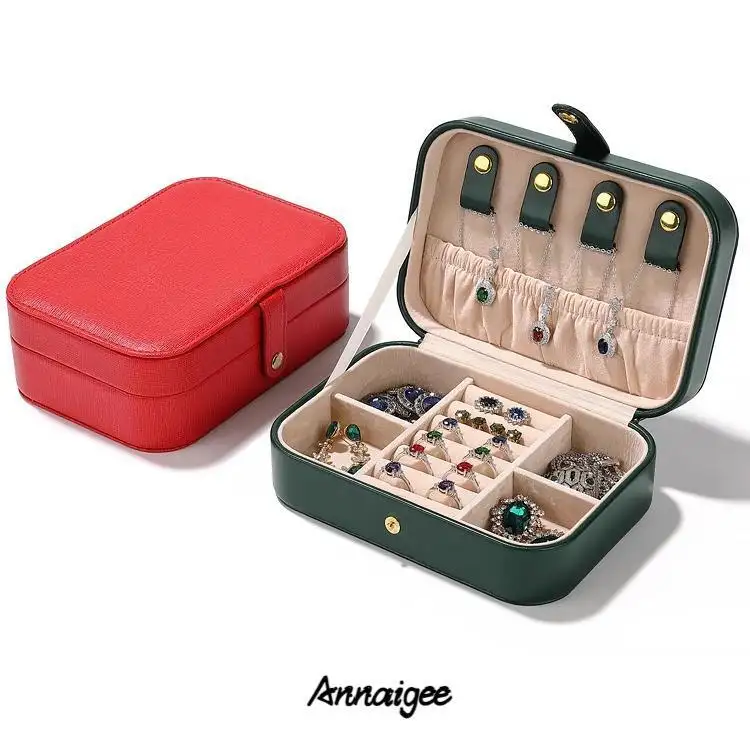 Custom Leather Jewelry Boxes With Logo Wholesale Manufacturer For Business - Annaigee 1