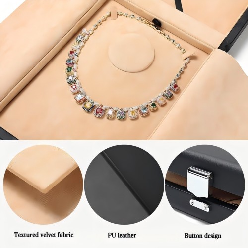 Custom Leather Jewelry Boxes With Logo Wholesale Manufacturer For Business - Annaigee 19