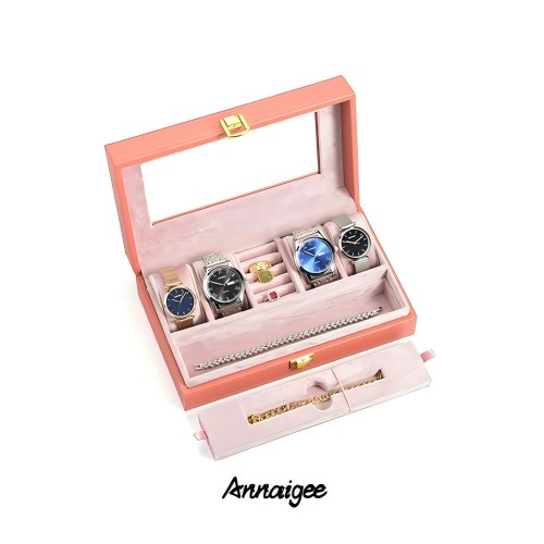 Custom Leather Jewelry Boxes With Logo Wholesale Manufacturer For Business - Annaigee 21