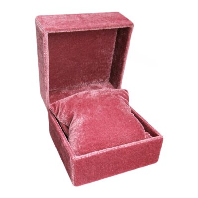 Pink Velvet Pillow Boxes