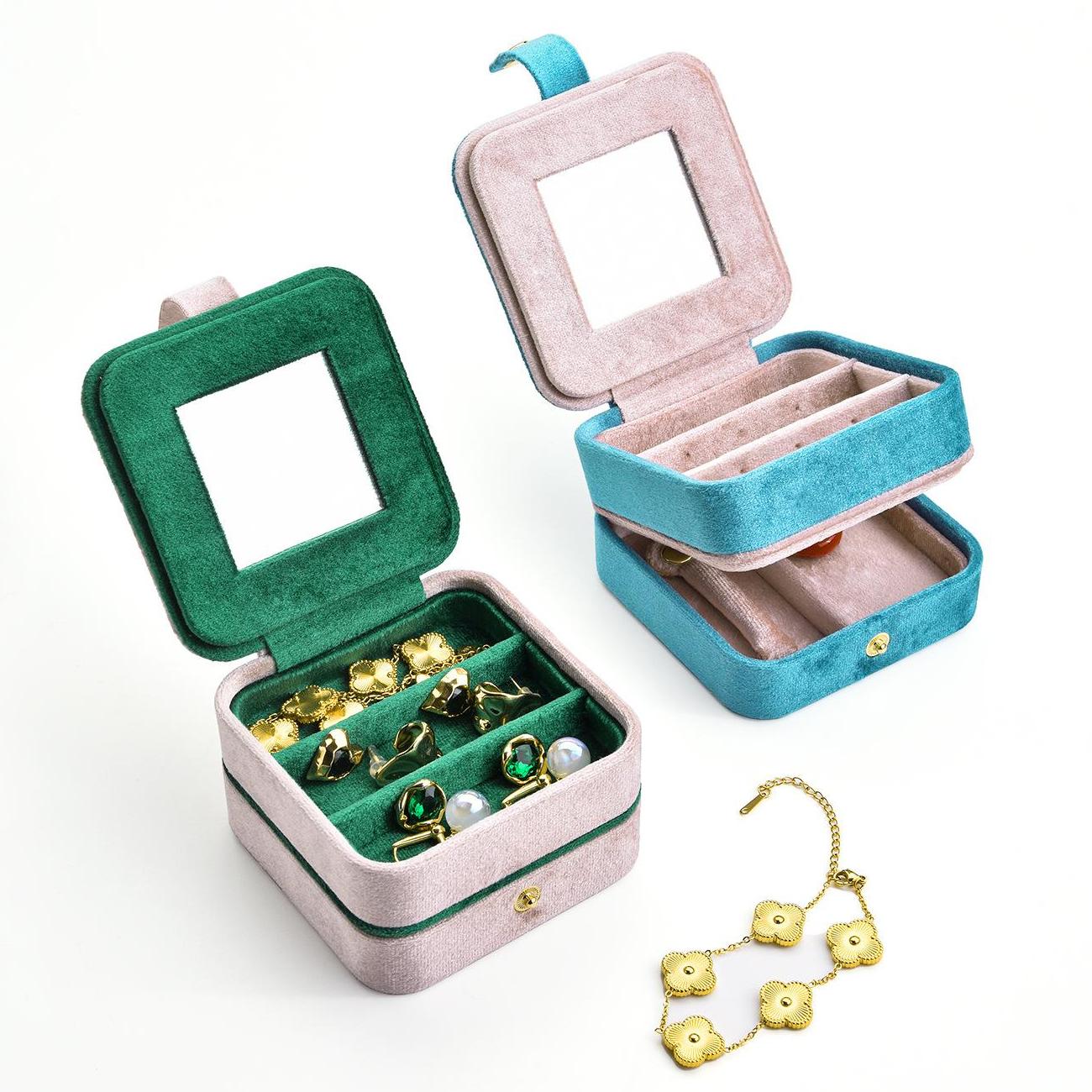 Over 130 Color Choices Custom Travel Jewelry Case Wholesale 10
