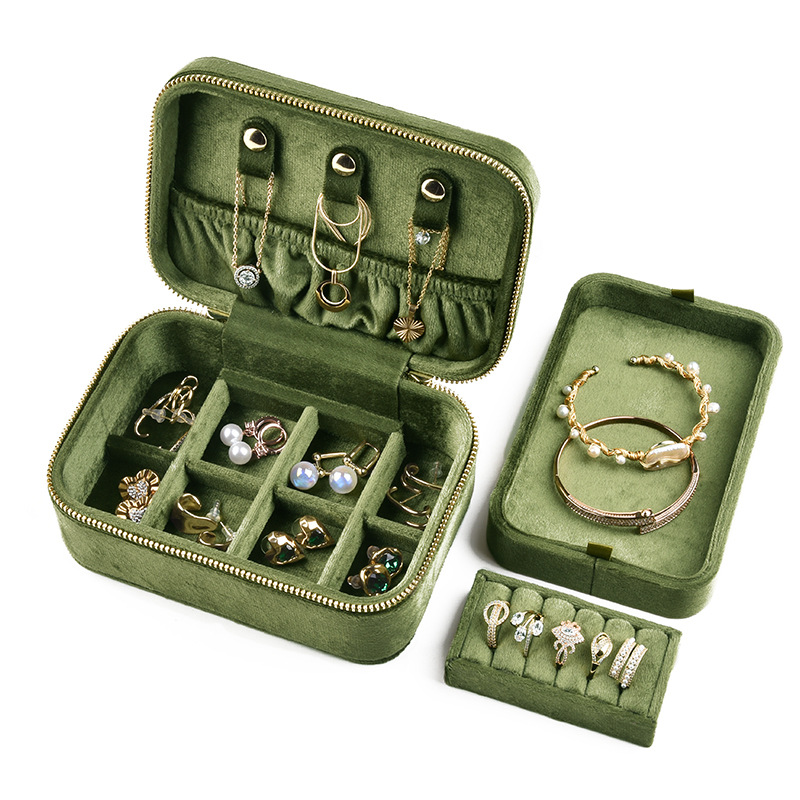 Over 130 Color Choices Custom Travel Jewelry Case Wholesale 14