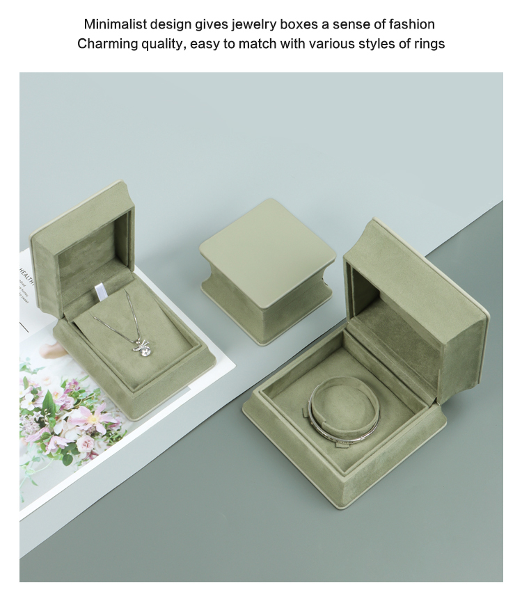 Unique Leather Waist-cinched Ring Jewelry Boxes Wholesale 9