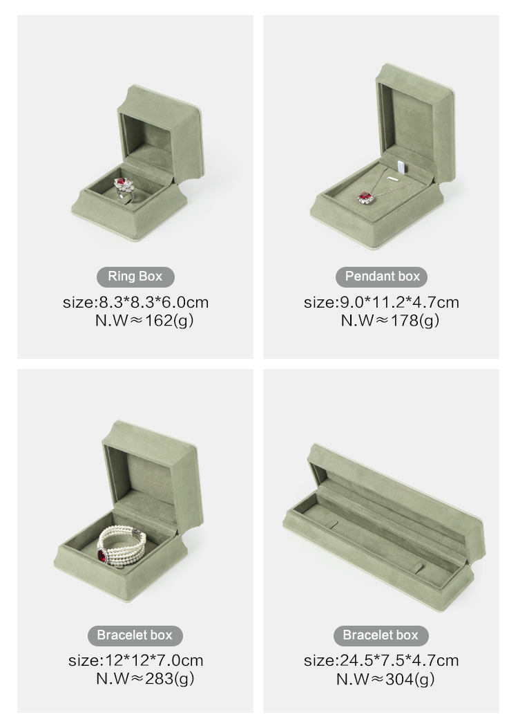 Unique Leather Waist-cinched Ring Jewelry Boxes Wholesale 12