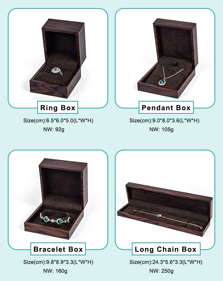 Wholesale Custom High-end Wooden Ring Box Packaging Made In China - Annaigee 9