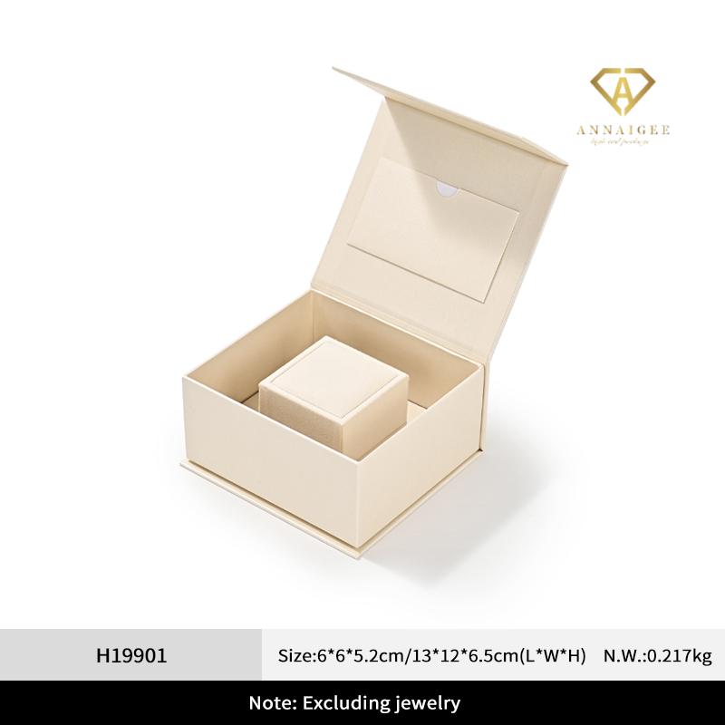 Coffret cadeau magnétique polychrome personnalisé pour bijoux 8