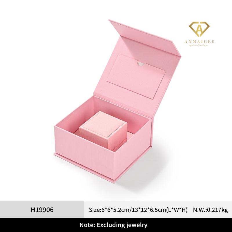 Coffret cadeau magnétique polychrome personnalisé pour bijoux 10