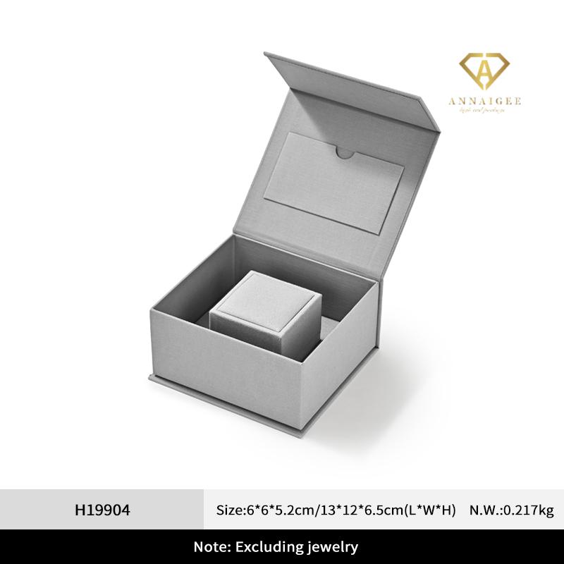 Coffret cadeau magnétique polychrome personnalisé pour bijoux 11
