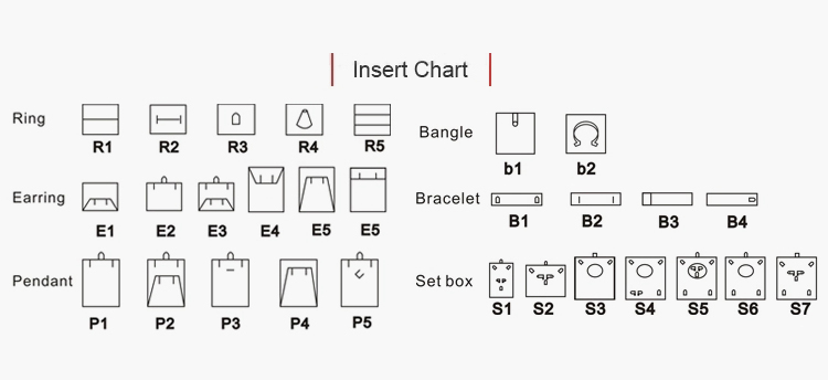 Flannelette Jewelry Box Insert 