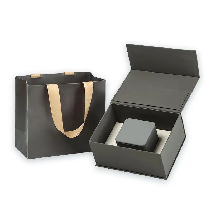 Custom Luxury Magnetic Jewelry Gift Boxes With A Ring Box 1