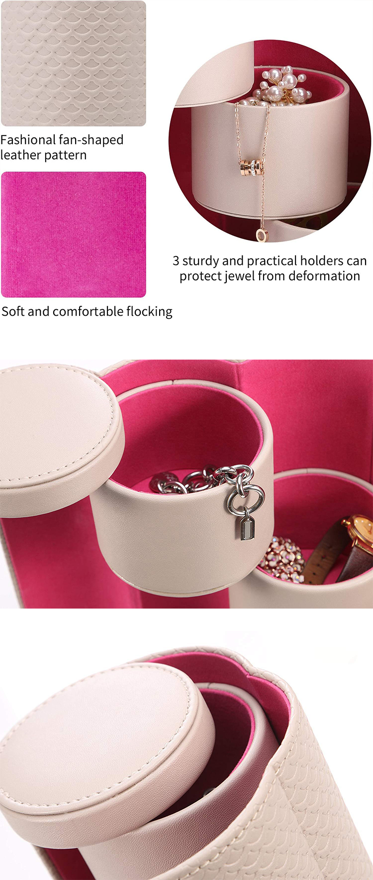 Travel Jewelry Roll Case Details-3